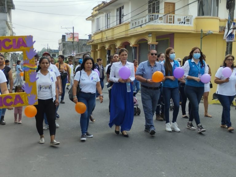 CAMINATA EN RECHAZO A LA VIOLENCIA CONTRA LA MUJER.