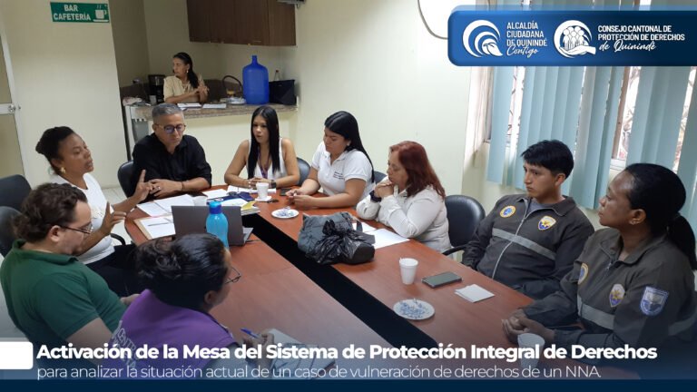 Activación del Sistema de Protección Integral de Derechos.