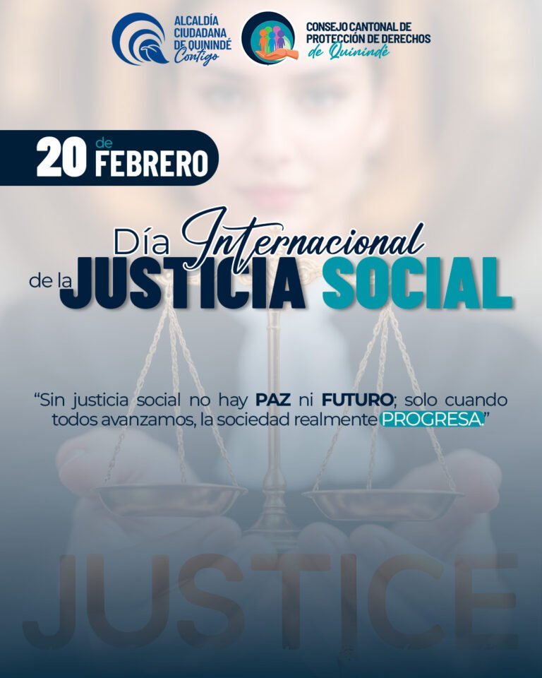 20 de febrero | Día Internacional de la JUSTICIA SOCIAL